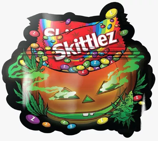 Zip Bag Mylar Skittlez 1.1cm