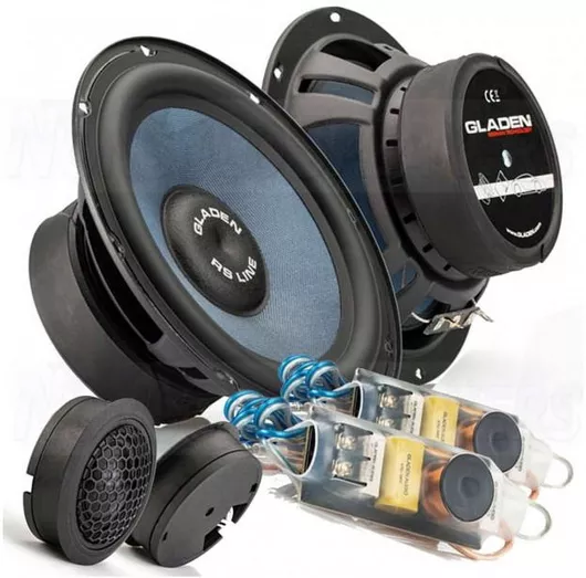 Ηχεία Αυτοκινήτου Gladen Rs-165 Speed 6.5" Στρογγυλά 2 Δρόμων