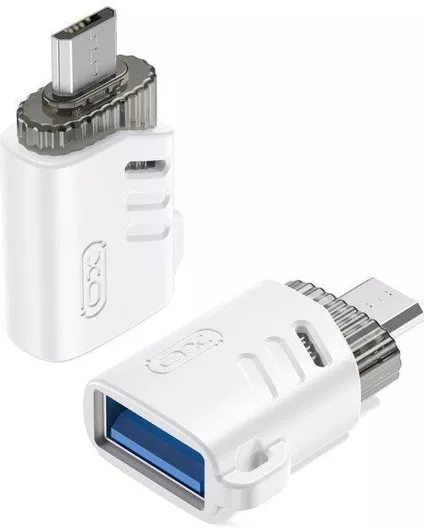Μετατροπέας XO NB256C USB-A female σε USB-A female Λευκό