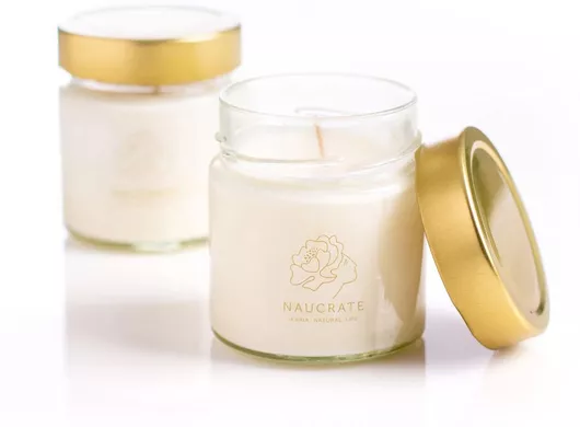 Αρωματικό Κερί Σόγιας Naucrate  σε Βάζο Peony 180gr