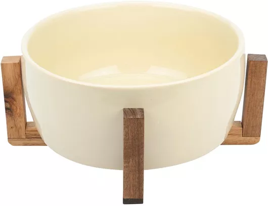 Σαλατιέρα Estia Acacia με Βαση 28cm Ivory