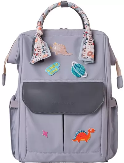 Ταάντα - Αλλαξιέρα Kikka Boo 42x27x21cm Αδιάβροχη Γκρι