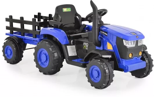 Παιδικό Τρακτέρ Ηλεκτροκίνητο με Καρότσα 12 Volt Μπλε