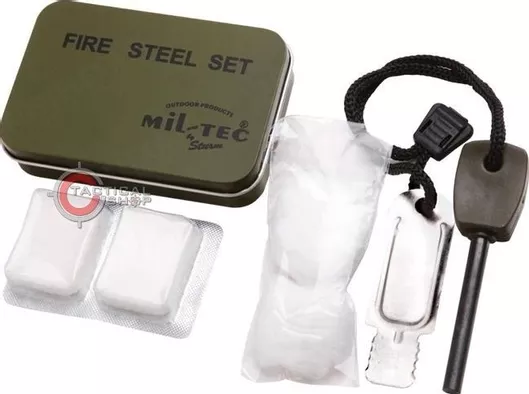 Mil-Tec Fire Starter Flints Steel Σπινθηριστής Σετ