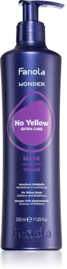 Fanola Wonder No yellow Μάσκα Μαλλιών για Διατήρηση Χρώματος 350ml