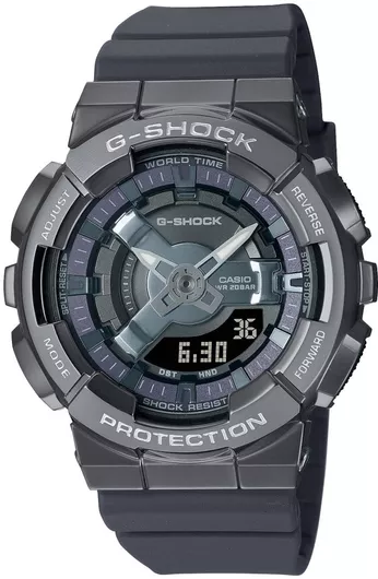 Ανδρικό Ρολόι Casio G-Shock Αναλογικό/Ψηφιακό Μπαταρίας με Γκρι Καουτσούκ Λουράκι