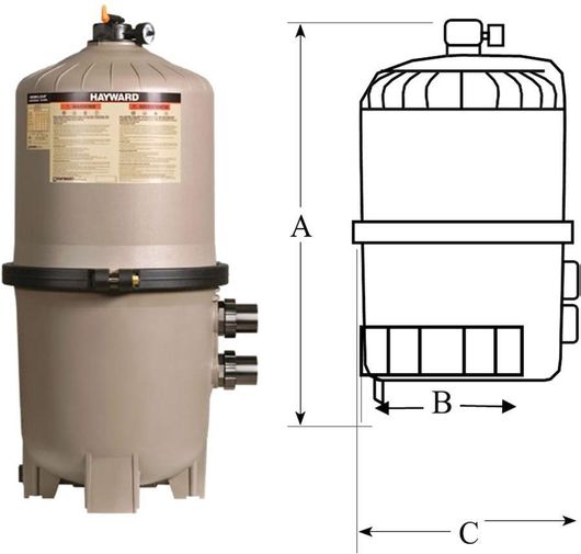 Φίλτρο Άμμου Hayward Cartridge Swimclear 18.6M2