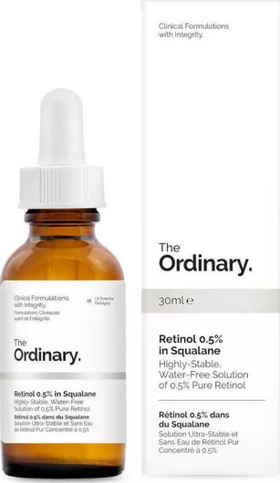 The Ordinary Retinol 0.5% Αντιγηραντικό Serum Προσώπου με Ρετινόλη για Σύσφιξη & Πανάδες 30ml