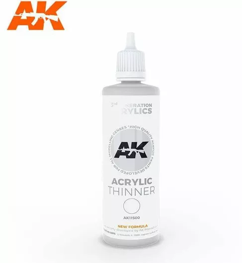 Χρώμα Μοντελισμού AK Interactive Acrylic Thinner Βερνίκι 100ml
