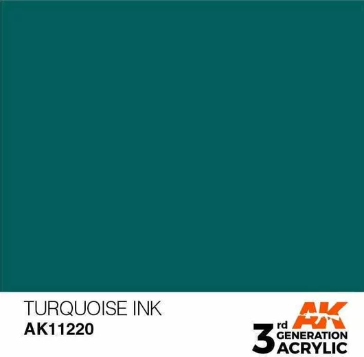 Χρώμα Μοντελισμού AK Interactive Τιρκουάζ 17ml