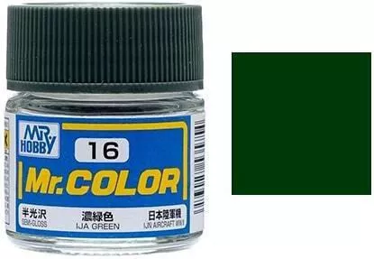 Χρώμα Μοντελισμού Mr Hobby Πράσινο 10ml