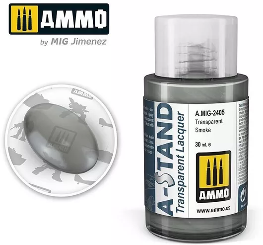 Χρώμα Μοντελισμού Ammo Transparent Smoke 30ml