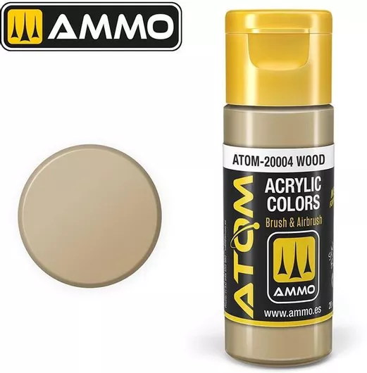 Χρώμα Μοντελισμού Ammo Atom Wood 20ml