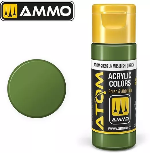 Χρώμα Μοντελισμού Ammo Atom IJN Mitsubishi Green 20ml