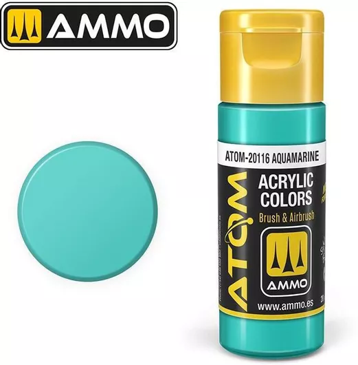 Χρώμα Μοντελισμού Ammo Aquamarine 20ml