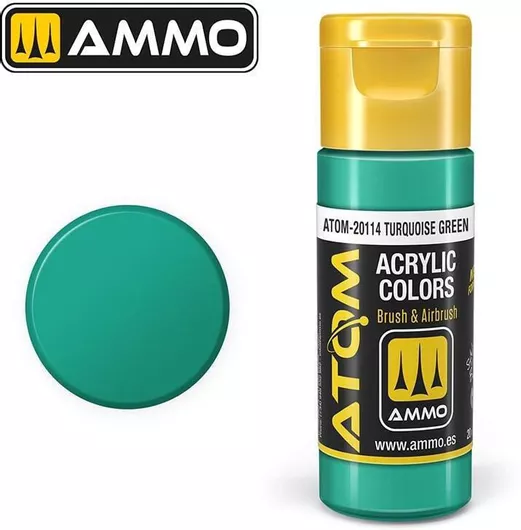 Χρώμα Μοντελισμού Ammo Turquoise Green 20ml