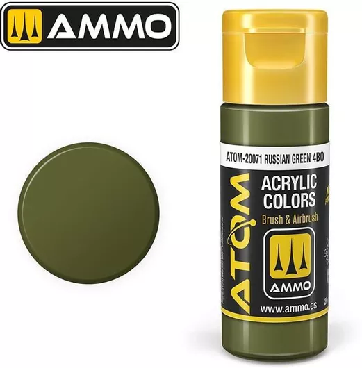 Χρώμα Μοντελισμού Ammo Russian Green 4b0 20ml