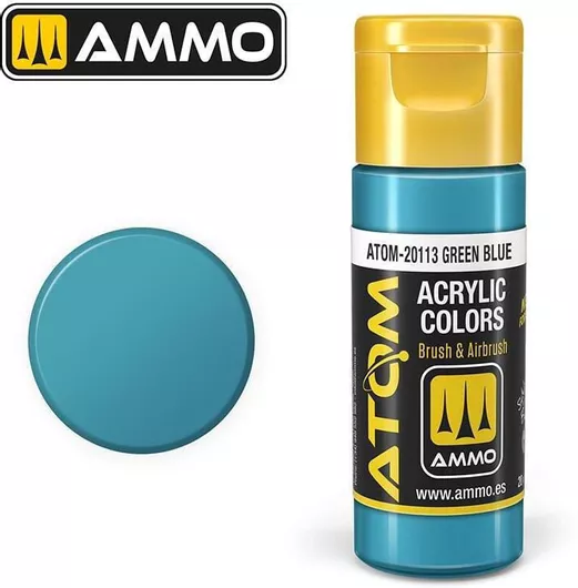 Χρώμα Μοντελισμού Ammo Green Blue 20ml