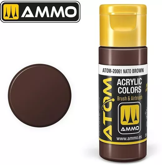 Χρώμα Μοντελισμού Ammo Nato Brown 20ml
