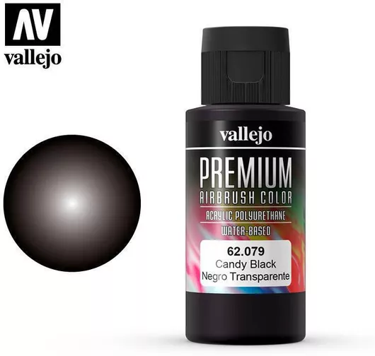 Χρώμα Μοντελισμού Acrylicos Vallejo σε Spray Μαύρο 60ml