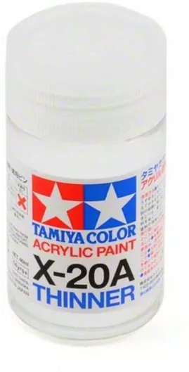 Χρώμα Μοντελισμού Tamiya X-20A Acrylic Thinner (46ml) - Διαλυτικό - Αραιωτικό Aκρυλικών Tamiya X-20A (46ml)