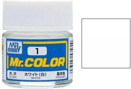 Χρώμα Μοντελισμού Mr Hobby Λευκό 10ml