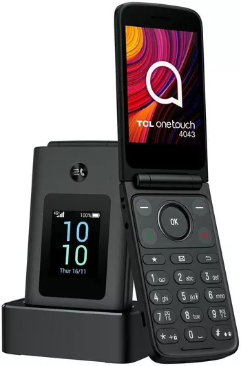 Κινητό Απλής Χρήσης TCL One Touch 4043 Dual SIM με Κουμπιά Γκρι