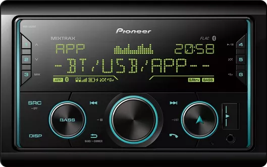 Ηχοσύστημα Αυτοκινήτου Pioneer Universal 2DIN (Bluetooth/USB/AUX)