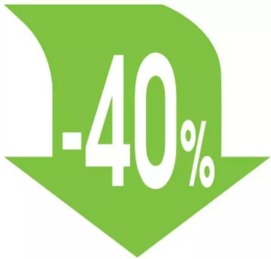 Αυτοκόλλητο Βιτρίνας Next Εκπτώσεων 34x32cm 34x32εκ Βέλος 40% 23029 1τμχ