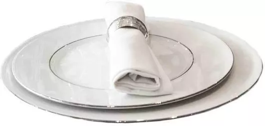 Σερβίτσιο Cryspo Trio Suzana II από Πορσελάνη Platin 20τμχ Πιάτων