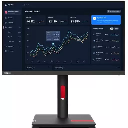 Lenovo ThinkVision T22i-30 IPS Monitor 21.5" FHD 1920x1080