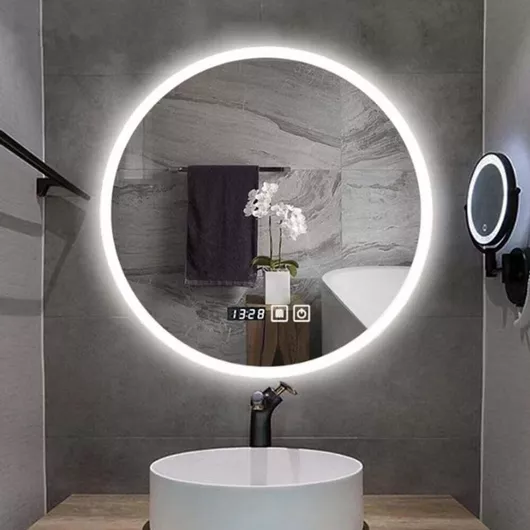 Καθρέπτης Μπάνιου Sparke Urano Στρογγυλός Led 70x70cm
