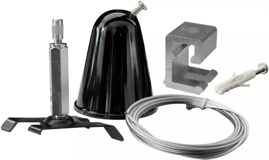 Elvhx Σετ Ανάρτησης από Χαλύβδινο Σύρμα 1,5m σε Λευκό Χρώμα EL189810