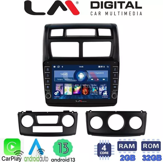 Ηχοσύστημα Αυτοκινήτου LM Digital για Kia Sportage 2004>2010 (Bluetooth/USB/WiFi/GPS/Android-Auto)