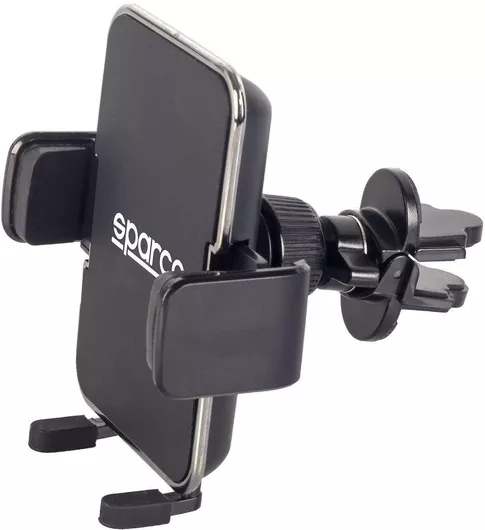 Βάση Κινητού Αυτοκινήτου Sparco με Ρυθμιζόμενα Άγκιστρα Μαύρη