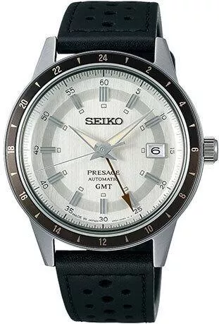 Ανδρικό Ρολόι Seiko Μπαταρίας με Μαύρο Δερμάτινο Λουράκι