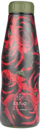 Μπουκάλι Θερμός Estia Travel Flask Save Aegean Ανοξείδωτο BPA Free Ροζ 500ml