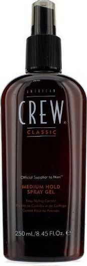 American Crew Classic Medium Hold Spray Gel Easy Styling Control Spray Μαλλιών για Κράτημα 250ml