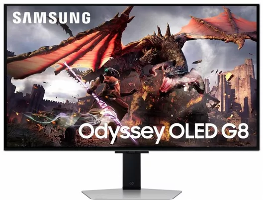 Samsung Odyssey G8 G80SD OLED HDR Gaming Monitor 32" 4K 3840x2160 240Hz με Χρόνο Απόκρισης 0.03ms GTG