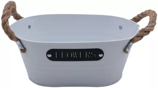 Κασπώ Uncle George Μεταλλικό 21.5x13x9cm Λευκό