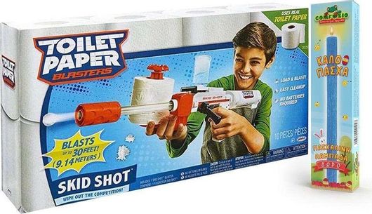 Παιχνιδολαμπάδα Toilet Paper Blasters JPA61734LA Εκτοξευτής Skid Shot