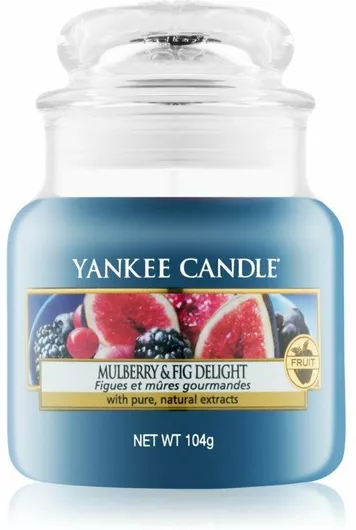Αρωματικό Κερί Yankee Candle σε Βάζο με Άρωμα Mulberry & Fig Delight 104gr