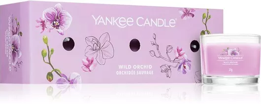 Yankee Candle Διακοσμητικό Κερί Wild Orchid σε Βάζο