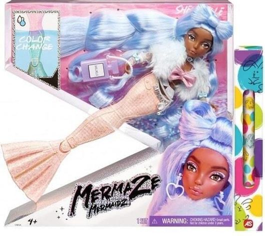 Παιχνιδολαμπάδα MGA Entertainment Mermaze Color Change - Shellnelle για 4+ Ετών