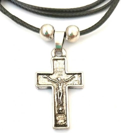 Σταυρός Λαιμού no.49 Μεταλλικός 2 Όψεων 3x1.7cm