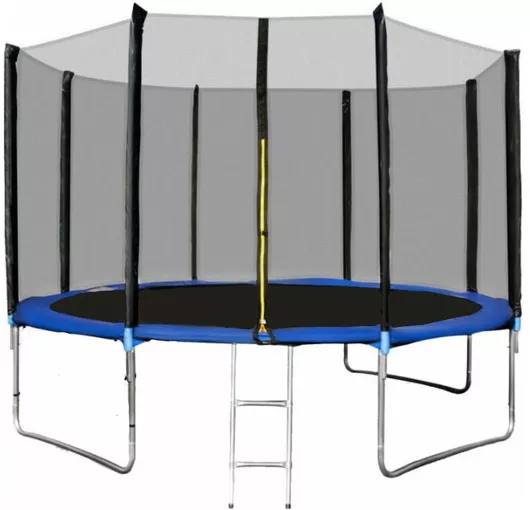 Τραμπολίνο ForAll Balance Εξωτερικού Χώρου Διαμέτρου 244cm με Προστατευτικό Δίχτυ & Σκάλα