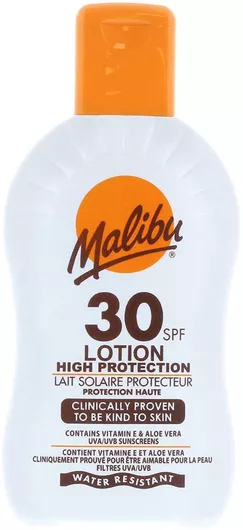 Αντηλιακό Σώματος Malibu Sun Body Lotion Waterproof Αδιάβροχη Λοσιόν SPF30 200ml