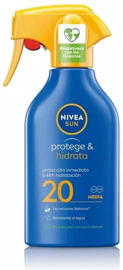 Αντηλιακό Σώματος Nivea Sun Protege & Hidrata Αδιάβροχο SPF20 270ml