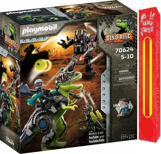 Παιχνιδολαμπάδα Playmobil T-Rex: Η Μάχη των Γιγάντων για 5+ Ετών