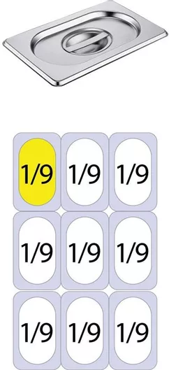 Καπάκι για GN1/9